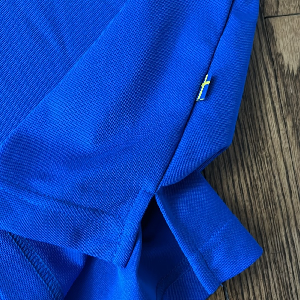 Fjällräven Alpine Blue Pique Shirt XL New - Picture 6 of 6